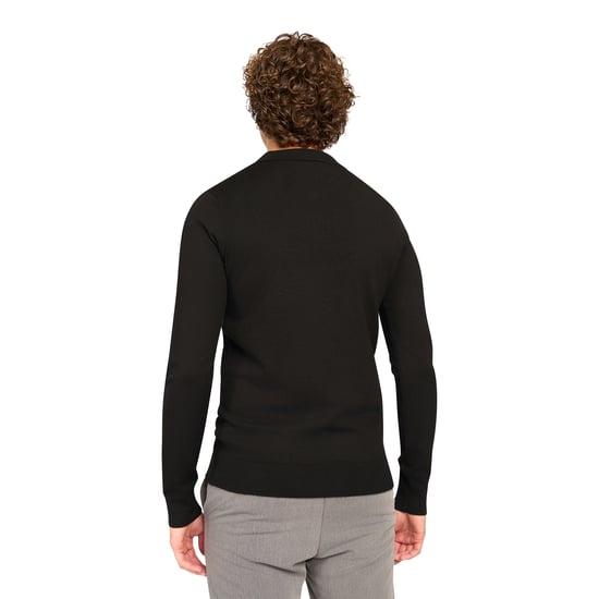 Solución Trui Ralf Polo Knit Negro - Image 2