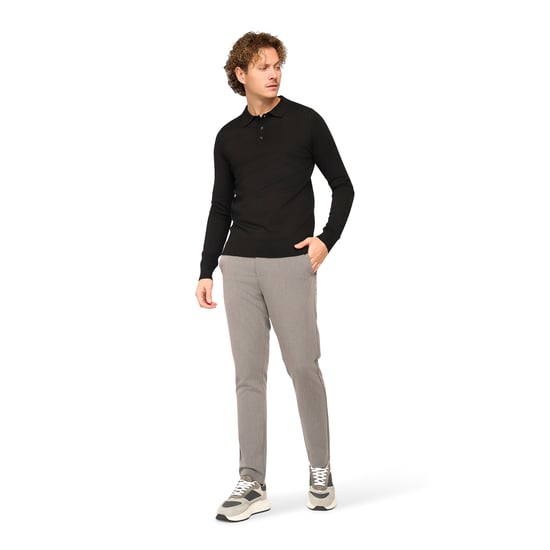 Solución Trui Ralf Polo Knit Negro - Image 3