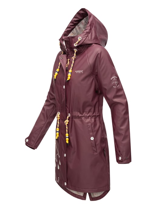 Marikoo chaqueta impermeable mujer – Dancing Umbrella con capucha - Image 3