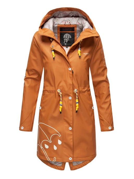 Marikoo chaqueta impermeable mujer – Dancing Umbrella con capucha - Image 2