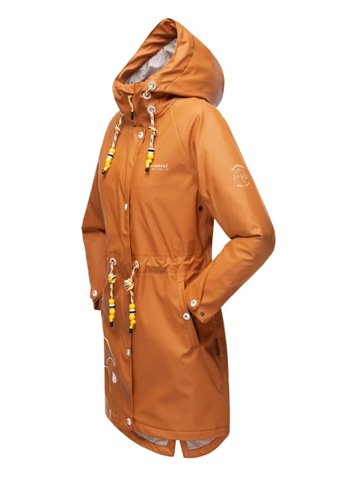 Marikoo chaqueta impermeable mujer – Dancing Umbrella con capucha - Image 4