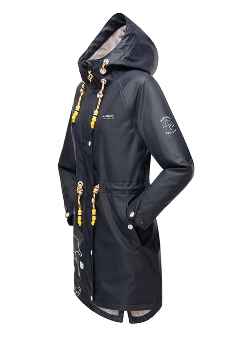 Marikoo chaqueta impermeable mujer – Dancing Umbrella con capucha - Image 4