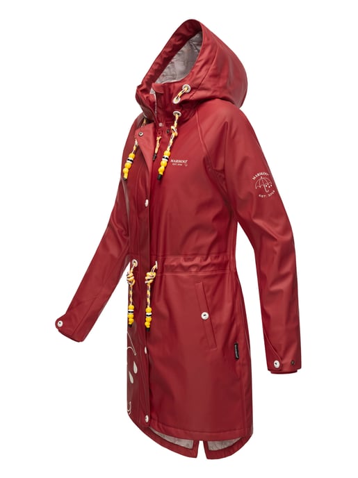 Marikoo chaqueta impermeable mujer – Dancing Umbrella con capucha - Image 3