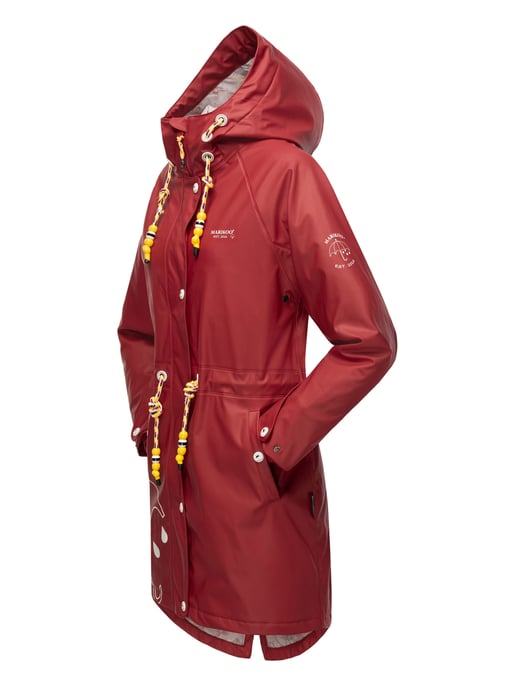 Marikoo chaqueta impermeable mujer – Dancing Umbrella con capucha - Image 4