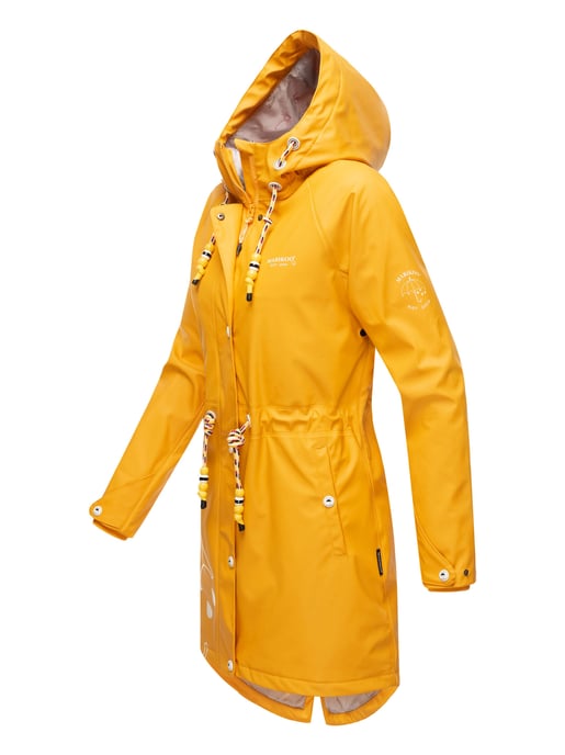 Marikoo chaqueta impermeable mujer – Dancing Umbrella con capucha - Image 3