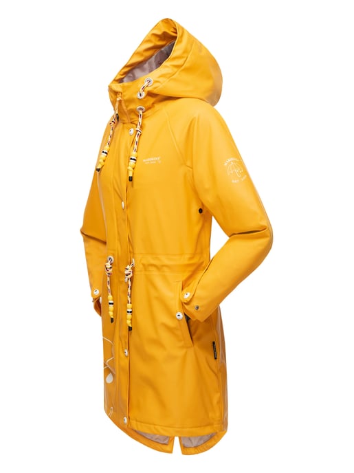 Marikoo chaqueta impermeable mujer – Dancing Umbrella con capucha - Image 4