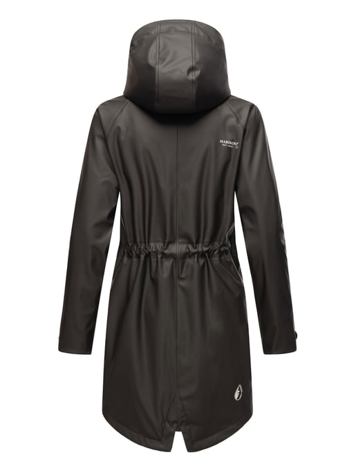 Marikoo chaqueta impermeable mujer – Dancing Umbrella con capucha - Image 5