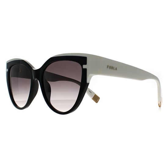 Furla Cat Eye Mujer Negro Brillante Gris Gradiente SFU694 - Image 2