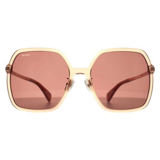 Max Mara Cuadrado Mujer Rosa Brillante Marrón MM0059-D - Image 1