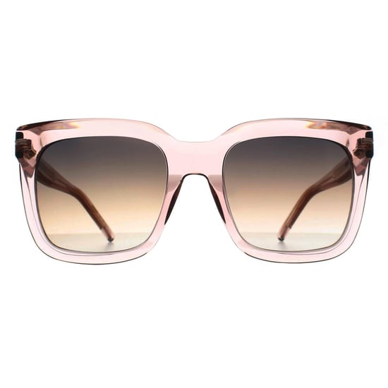 Hugo Boss Cuadrado Mujer Transparente Rosa Gris Marrón Gradiente BOSS 1656/S - Image 1