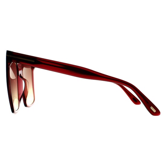 Tom Ford Cuadrado Mujer Burdeos Brillante Burdeos Gradiente Sabrina FT0764 - Image 3