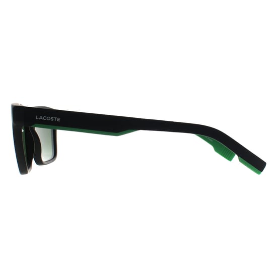 Lacoste Rectángulo Hombre Negro Mate Verde L998S - Image 3