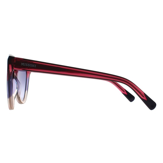 Missoni Cat Eye Womens Transparent Faded Pink Dark Purple Gradient MIS 0088/S - Image 3