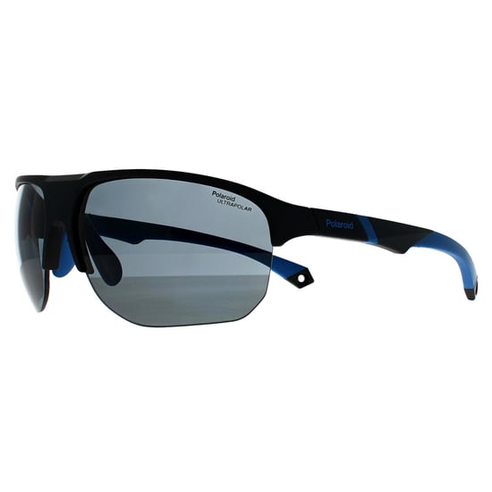 Polaroid Rectangle Hombre Negro Mate Azul Gris Polarizado PLD 7059/S - Image 2