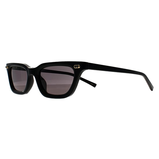 Gucci Cat Eye Mujer Gris Negro Brillante con Espejo Claro GG1944S - Image 2
