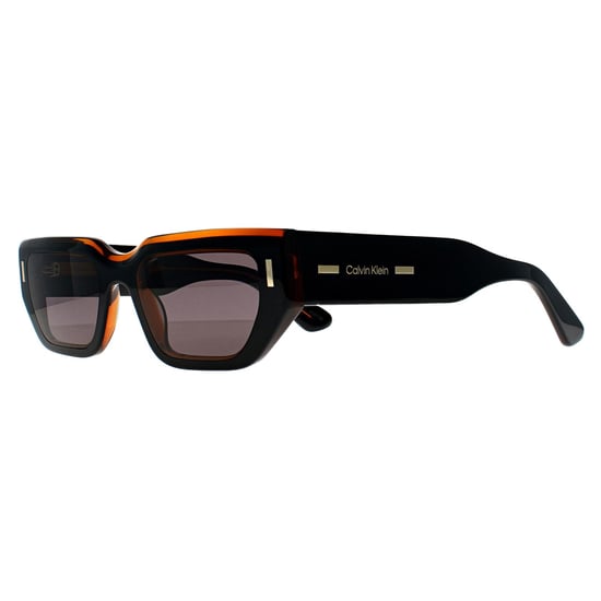 Calvin Klein Rectángulo Unisex Negro Carbón Gris Oscuro CK24500S - Image 2