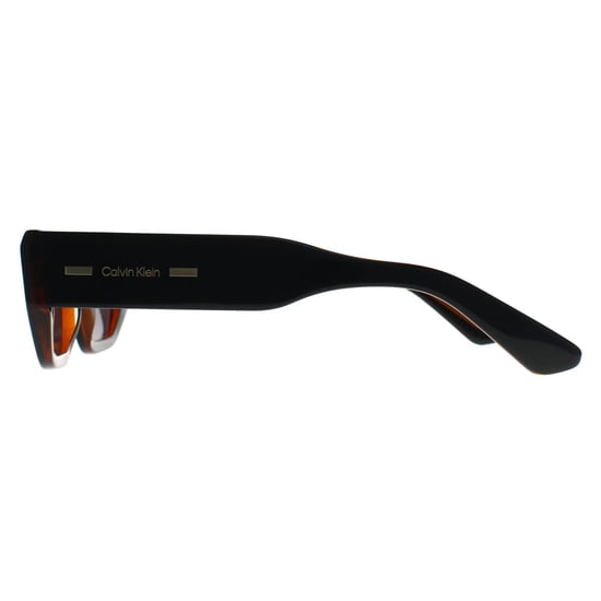 Calvin Klein Rectángulo Unisex Negro Carbón Gris Oscuro CK24500S - Image 3