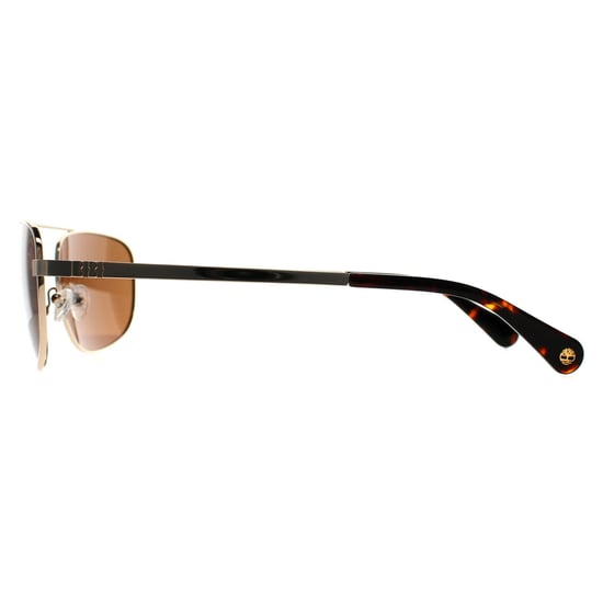 Timberland Aviator Hombre Oro Marrón Polarizado TB00045 - Image 3
