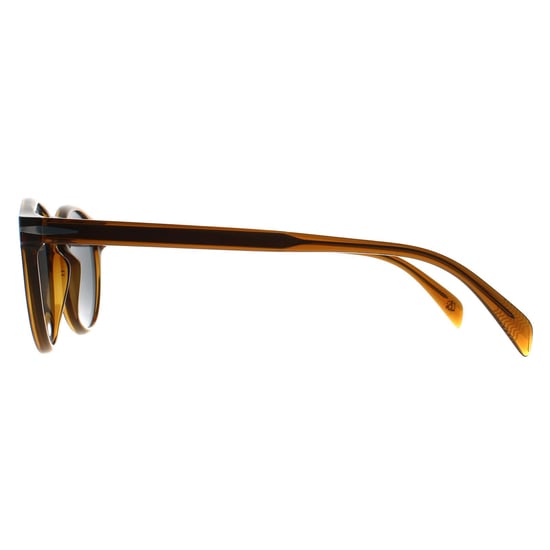 David Beckham Redondo Hombre Transparente Marrón Azul DB 1036/S - Image 3