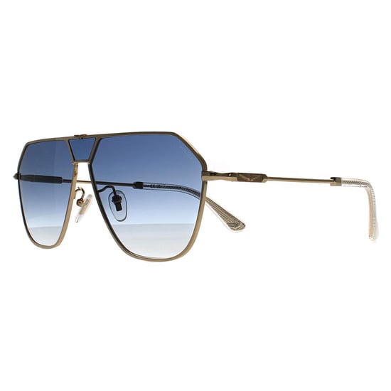 Police Aviator Mens Shiny Pink Gold Blue Gradient SPLL89 Horizon 8 - Image 2