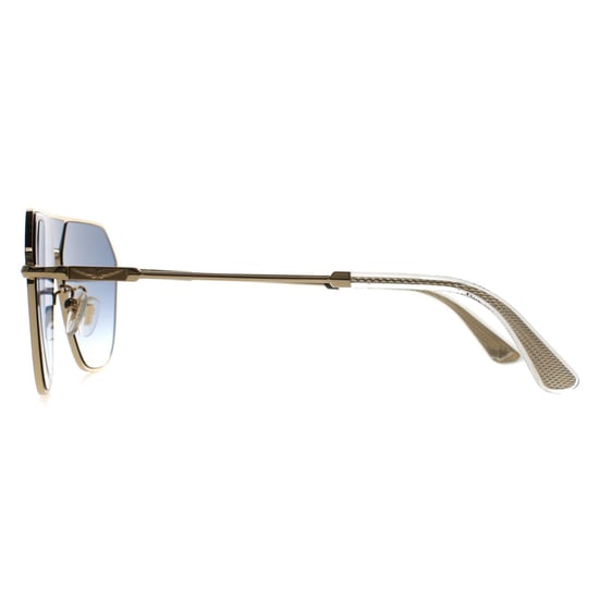Police Aviator Mens Shiny Pink Gold Blue Gradient SPLL89 Horizon 8 - Image 3