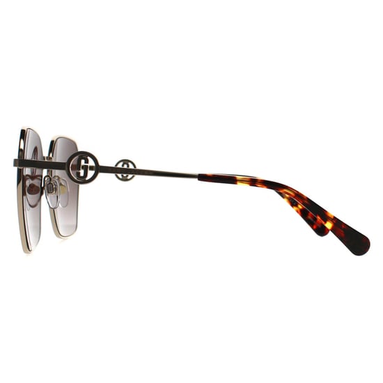 Marc Jacobs Cuadrado Womens Oro Habana Marrón Gradiente MARC 729/S - Image 3
