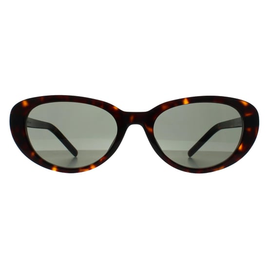 Saint Laurent Cat Eye Mujer Manchado Oscuro Habana Gris SL M154 - Image 1