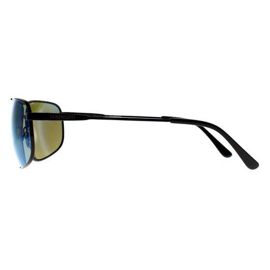 Serengeti Rectángulo Hombre Negro Brillante Saturno Polarizado 555nm Azul Dante 2.0 - Image 3
