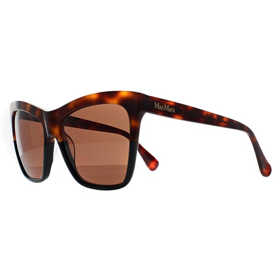 Max Mara Cat Eye Womens Havana Marrón MM0008 Logo2 - Image 2