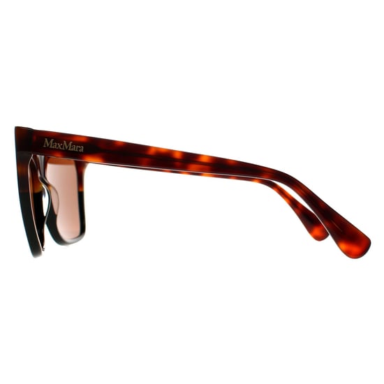 Max Mara Cat Eye Womens Havana Marrón MM0008 Logo2 - Image 3