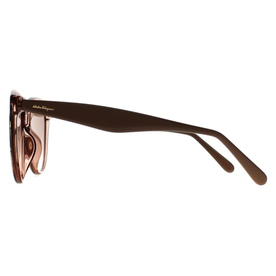 Salvatore Ferragamo Cat Eye Mujer Cristal Arena Rosa Gris SF1073S - Image 3