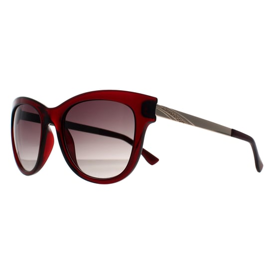 Seksy Cat Eye Womens Transparent Burgundy Smoke Grey Gradient N2807 - Image 2