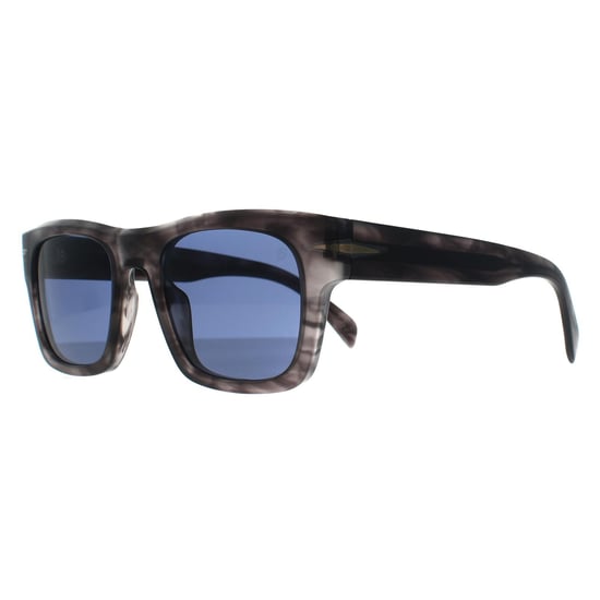 David Beckham Cuadrado Hombre Gris Oscuro Cuerno Azul Espacial DB 7099/S - Image 2
