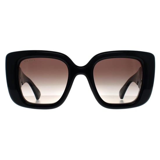 Gucci Cuadrado Mujer Negro Brillante Gris Gradiente GG1975S - Image 1