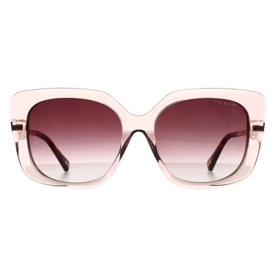 Ted Baker Butterfly Womens Cristal Rosa y Oro Marrón Gradiente TB1732 Heather - Image 1