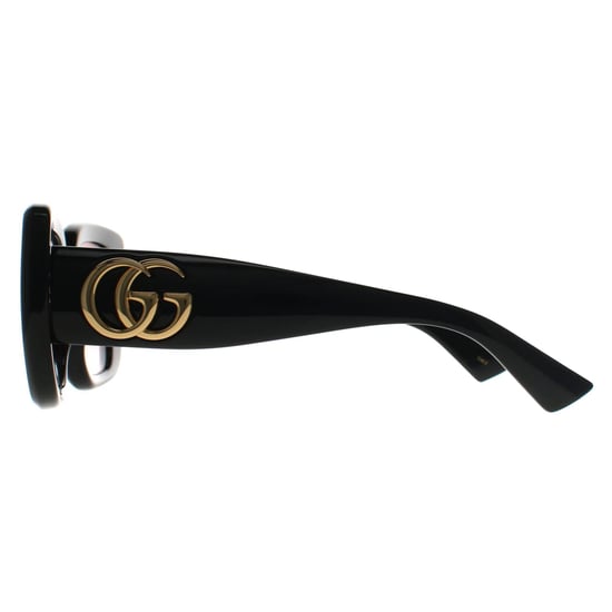 Gucci Cuadrado Mujer Negro Brillante Rojo Gradiente GG1975S - Image 3
