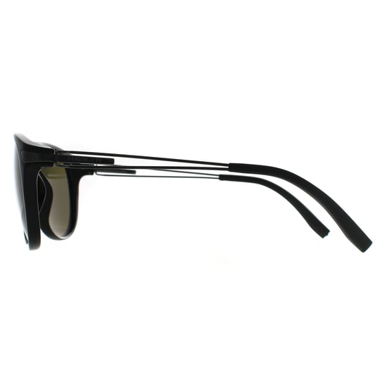Serengeti Aviator Hombre Negro Brillante Polarizado 555nm Verde Fotocrómico Udine - Image 3