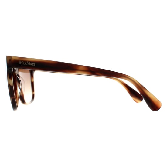Max Mara Cuadrado Mujer Marrón Oscuro Brillante Gradiente MM0042 Logo9 - Image 3