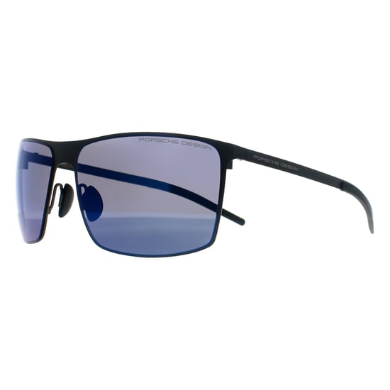 Porsche Design Rectángulo Hombre Gris Azul Espejo P8667 - Image 2