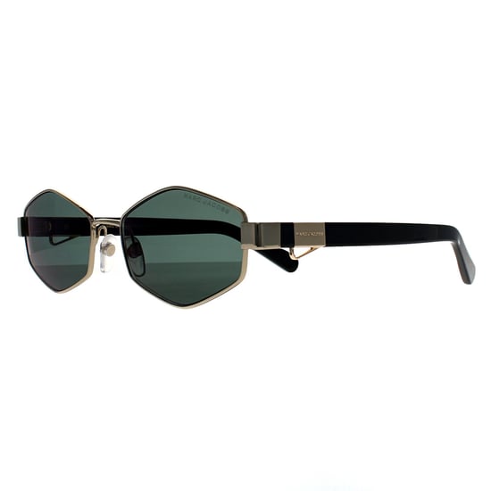Marc Jacobs Oval Womens Oro Negro Verde Espejo MARC 496/S - Image 2