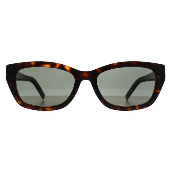 Saint Laurent Cat Eye Mujer Manchado Oscuro Habana Gris SL M153 - Image 1