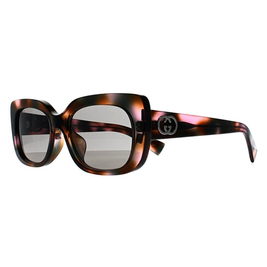 Gucci Rectángulo Mujer Rosa Habana Gris GG1979SK - Image 2