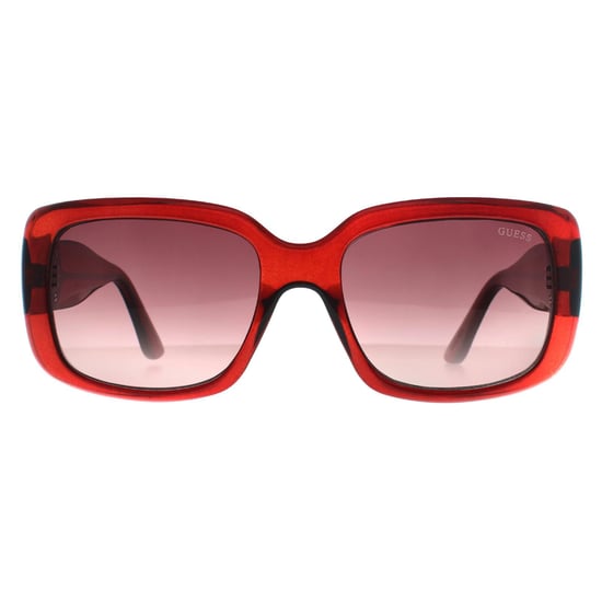 Guess Butterfly Womens Transparente Rojo Marrón Gradiente GF6167 - Image 1