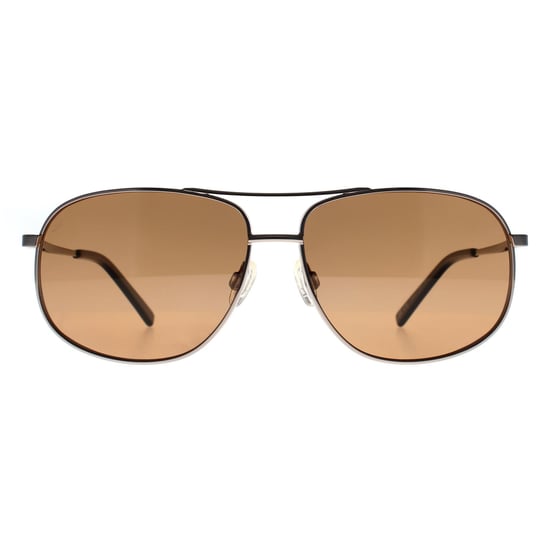 Serengeti Aviator Mens Shiny Gunmetal Saturn Polarized Drivers Sassari 2.0 - Image 1