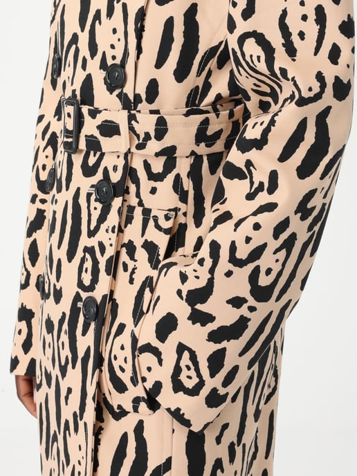Abrigo Trench de Lentejuelas de Leopardo - Image 5