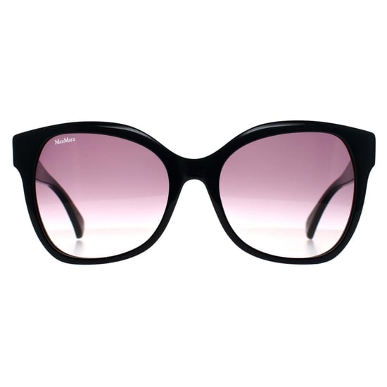Max Mara Mariposa Mujer Negro Brillante Humo Gris Gradiente MM0014 Emme3 - Image 1