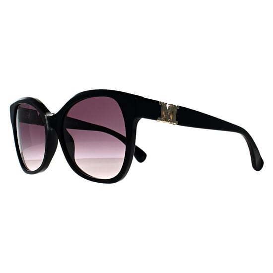 Max Mara Mariposa Mujer Negro Brillante Humo Gris Gradiente MM0014 Emme3 - Image 2