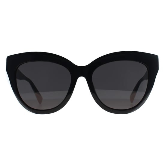 Furla Cat Eye Mujer Negro Brillante Humo Gris Oscuro SFU780 - Image 1