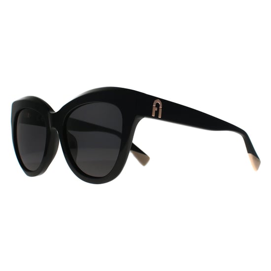 Furla Cat Eye Mujer Negro Brillante Humo Gris Oscuro SFU780 - Image 2