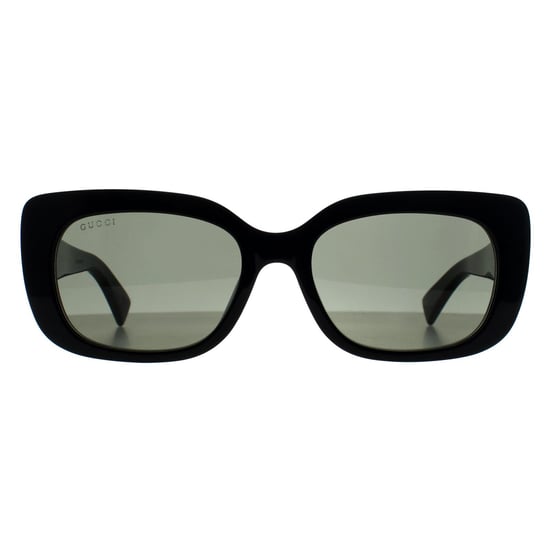 Gucci Rectángulo Mujer Negro Brillante Gris GG1979SK - Image 1